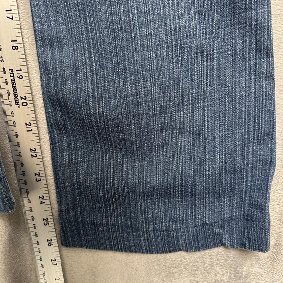 Gloria Vanderbilt Jeans Womens 10 Short Blue Denim Stretch Straight Leg Mid Rise - Picture 14 of 15